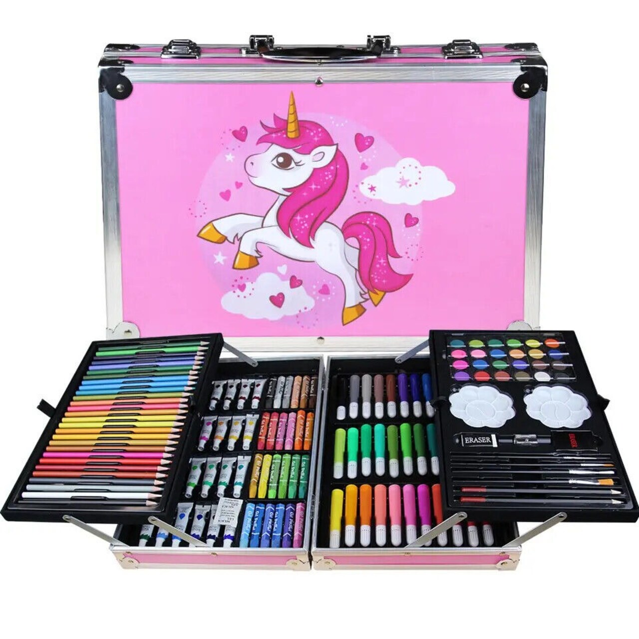 150-Piece Art Set for Kids Teens and Adults Includes Drawing and Painting Supplies